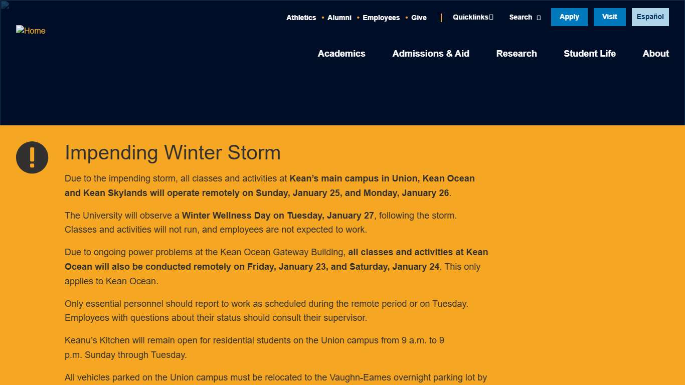 Home Kean University